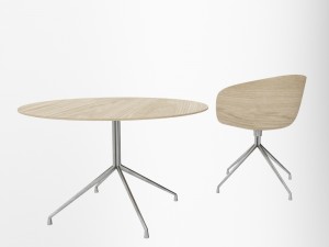 chair and table from hay 3D Model
