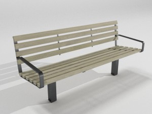 botan outside table sofa and chair 3D Model