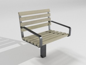 botan outside table sofa and chair 3D Model