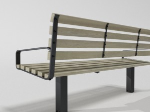 botan outside table sofa and chair 3D Model