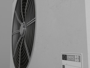 eco air 400 air water heat pump 3D Model