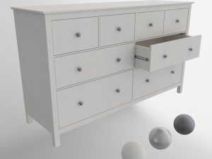 hemnes dresser Modèle 3D