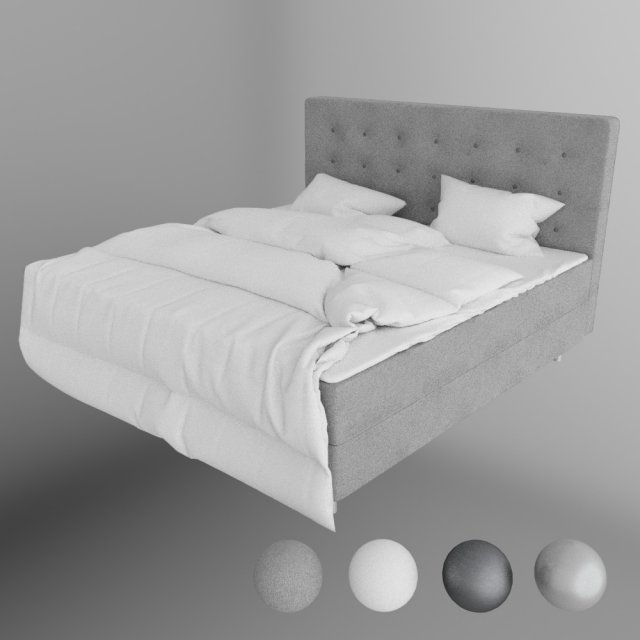 arviksand bed Modèle 3D .c4d .max .obj .3ds .fbx .stl .blend 