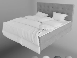 letto arviksand Modello 3D