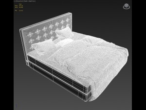 arviksand bed Modèle 3D