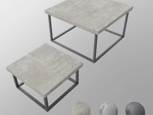 шанхайські столи 3D Модель