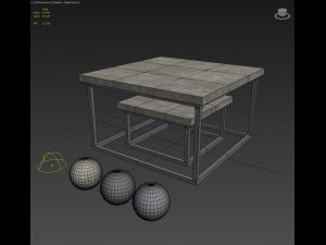shanghai tables 3D Model