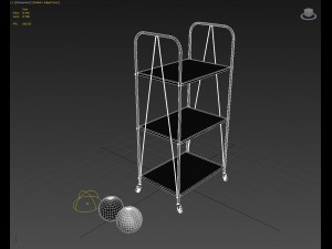 brooklyn side table Modello 3D