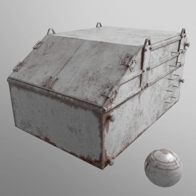 trash container 3D Model .c4d .max .obj .3ds .fbx .stl .blend 