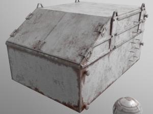 trash container 3D Модель