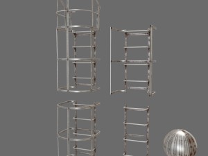 ladder system 3D Model