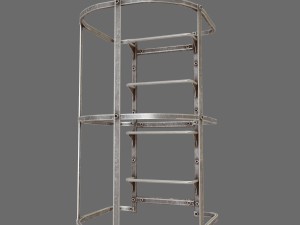 ladder system Modello 3D