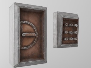 ventilation and electrical connections collection 3D Model