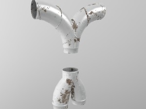 alu pipes collection Model 3D