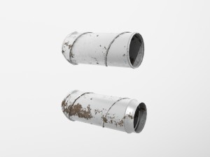 alu pipes collection Model 3D