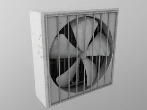 industrial wall fans 3D Model