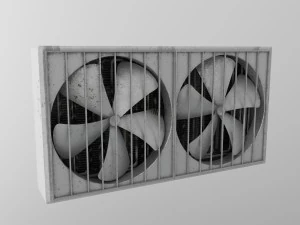 industrial wall fans 3D Model