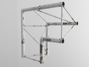 trussing system 3 sticks collection 3D Модель