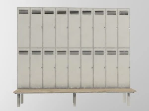 metal locker cabinet a 3D Model