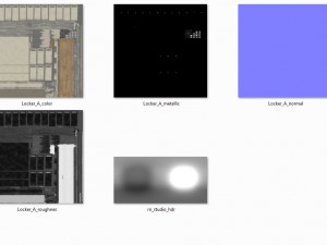 metal locker cabinet a 3Dモデル