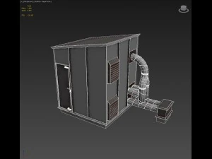 वायु पंप निर्माण 3D मॉडल