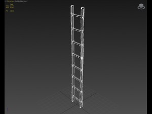 ladder clean and dirty Modello 3D