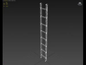 ladder clean and dirty 3D Model