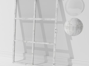 old window frame 3Dモデル