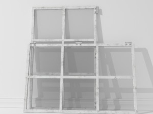 old window frame 3D Model