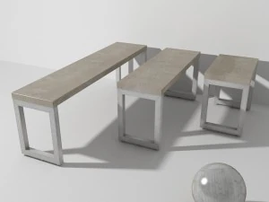 колекція дерев'яних кузень 3D Модель