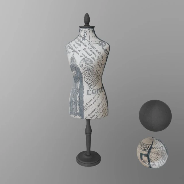 sewing body 3dscan 3D Model .c4d .max .obj .3ds .fbx .stl .blend 