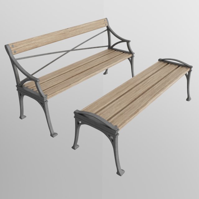 lessebo exterior sofa 3D-Modell .c4d .max .obj .3ds .fbx .stl .blend 