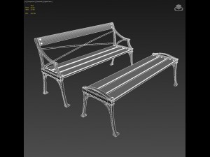 lessebo exterior sofa 3D-Modell