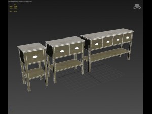 sideboard collection Modelo 3D