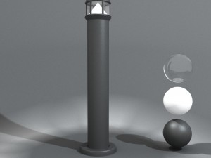 pole light verda 3D Model