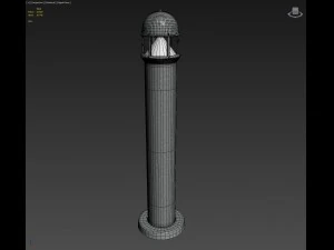 pole light verda 3D Model