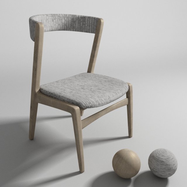 la boca side chair 3Dモデル .c4d .max .obj .3ds .fbx .stl .blend 