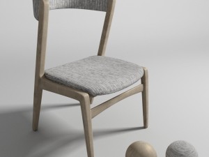 la boca side chair Modelo 3D