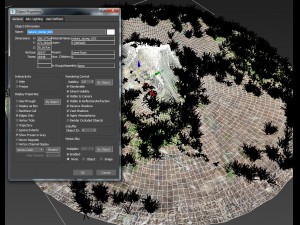 3d scanned tree stump and gras 3 3D 模型