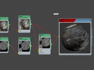 3d scanned stones 3 stones Model 3D