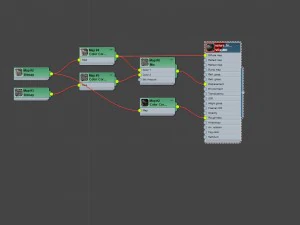 nature forest roots 001 3D Model