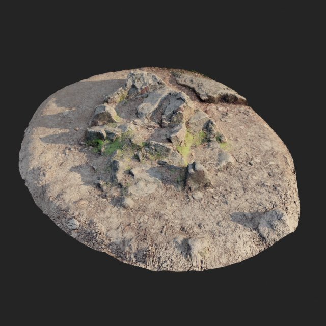 nature stone 005 3D Model .c4d .max .obj .3ds .fbx .stl .blend 