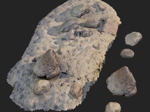 nature stone 006 pack 3D Model