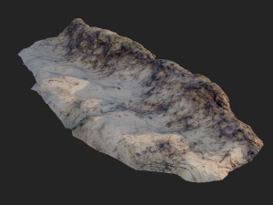 nature ground edge 001 3D Model