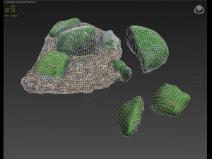 nature stone 007 3D Model