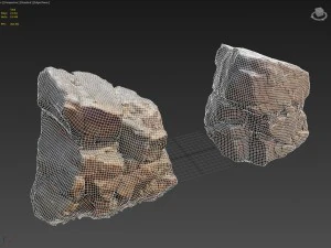 3d scanned nature stone 010 3D Model