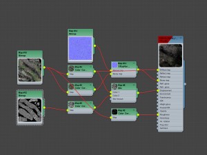 3d scanned nature forest roots 007 3D Model