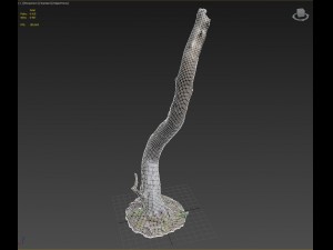3d scanned nature forest roots 008 Modelo 3D