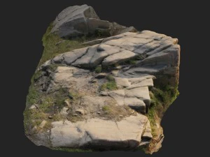 3d scanned nature stone 011 3D Model
