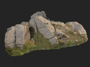 3d scanned nature stone 011 3D Model